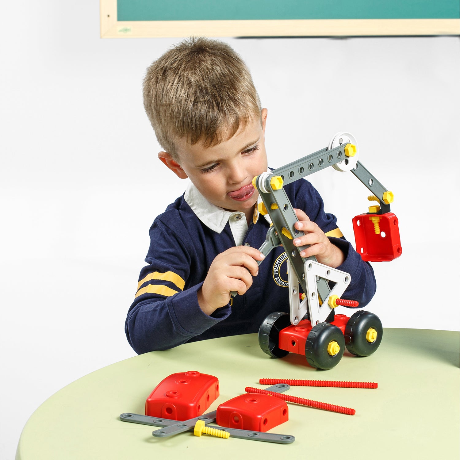 Alternative view of Miniland Educational Mecaniko - 81-Piece Vehicle Building Set