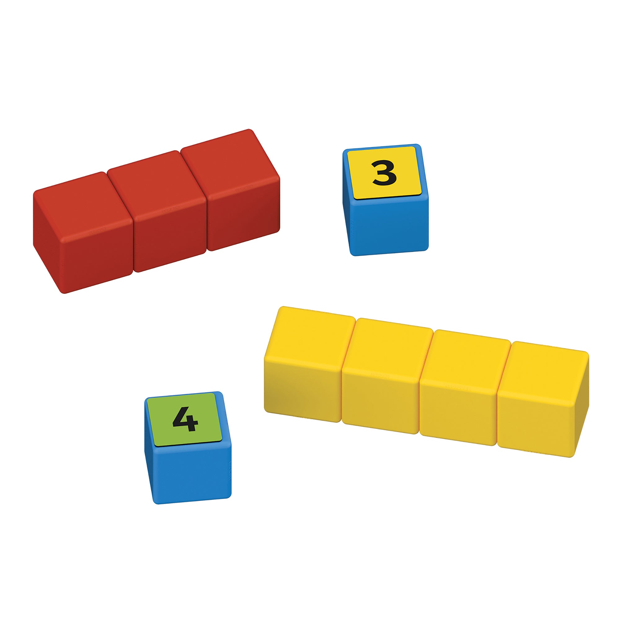 Geomag Magicube Math Building Set - 55 Pieces, Recycled Materials - Image 4