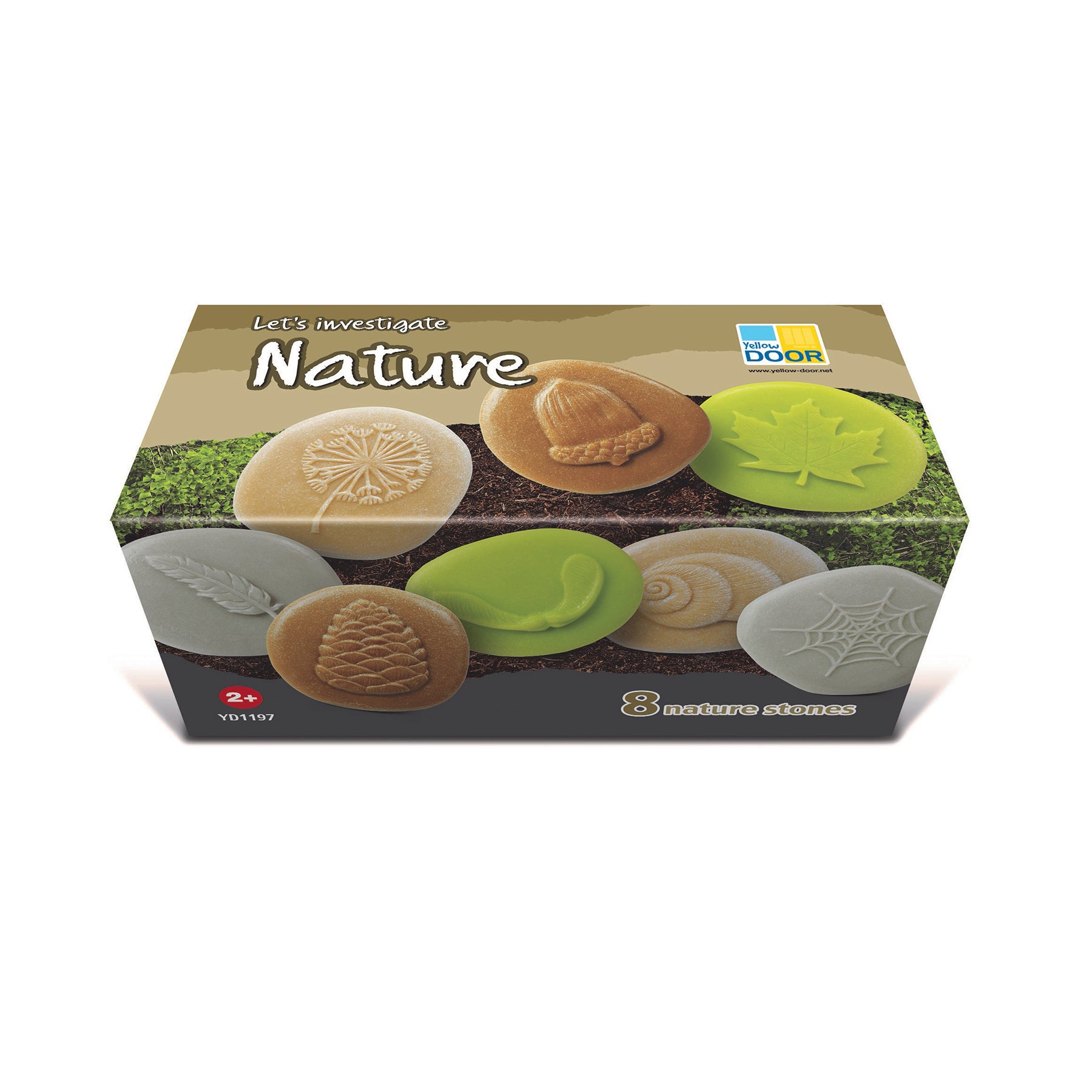 Alternative view of Yellow Door Let's Investigate - Nature Exploration Stone Set - 8 Pieces
