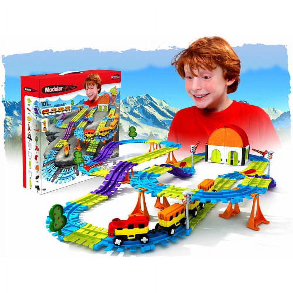 Alternative view of Modular Toys USA 3D Express Kit - Colorful Railroad Adventure Set