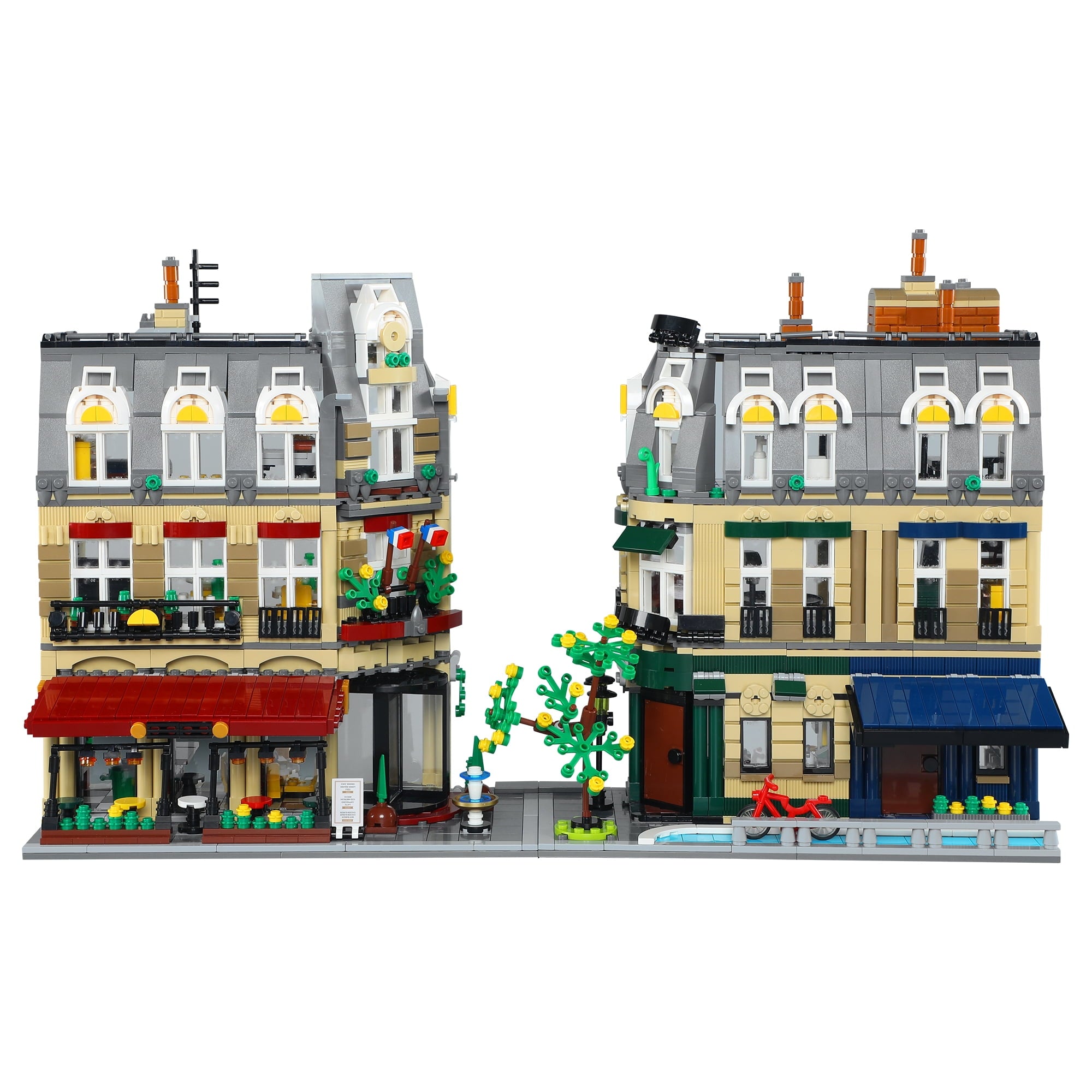 CaDA Parisian Charm 3230-Piece Restaurant Building Set - Street View Series