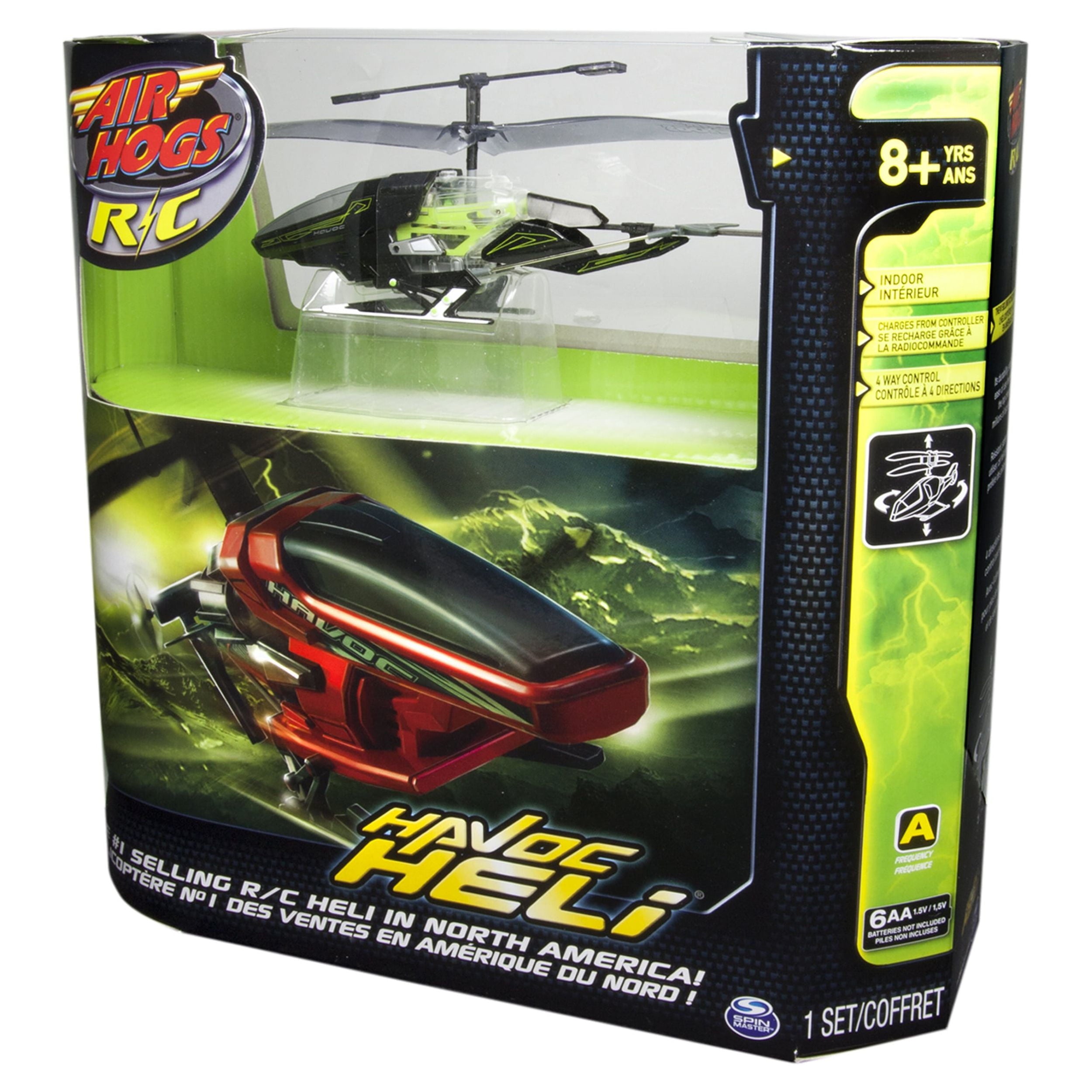 Air Hogs Remote Control Havoc Heli - Agile Indoor Flyer - Green