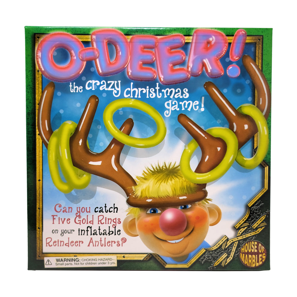 O-Deer! Inflatable Reindeer Antlers Ring Toss Christmas Game - Image 2