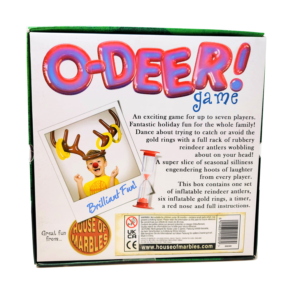 O-Deer! Inflatable Reindeer Antlers Ring Toss Christmas Game - Image 3