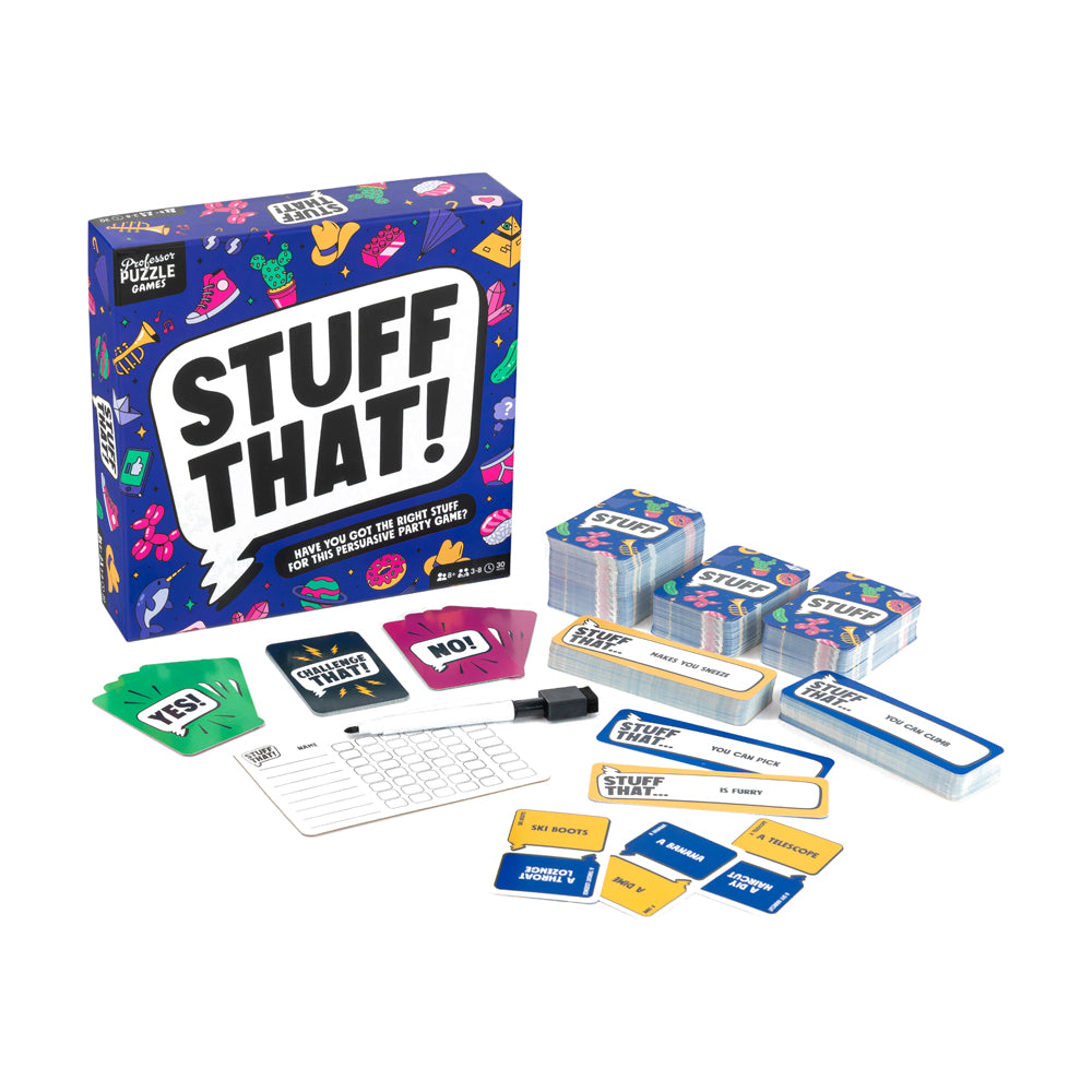 Alternative view of Stuff That! Party Challenge Board Game by Professor Puzzle