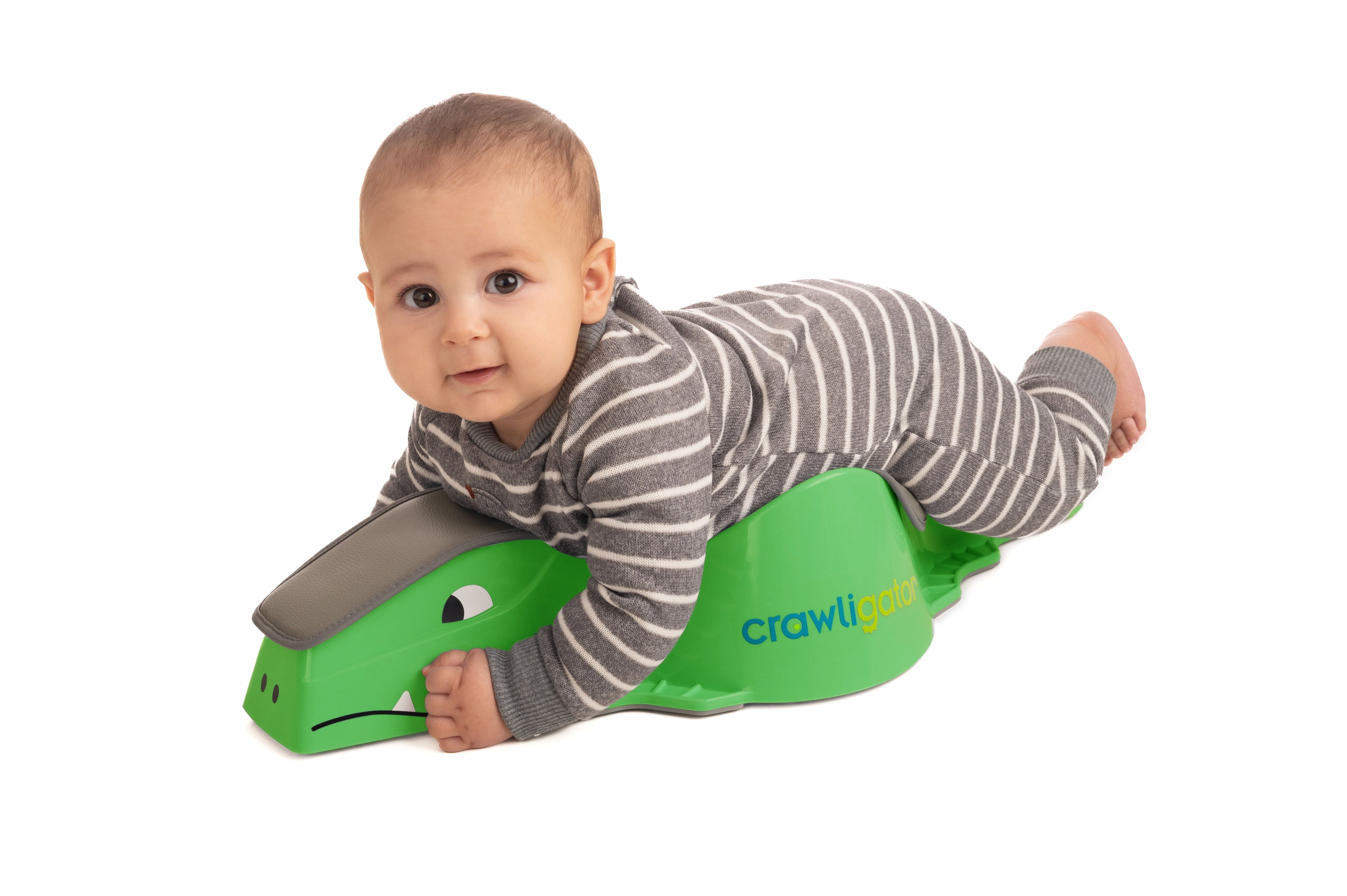 Crawligator Tummy Time Roller - Vibrant Green