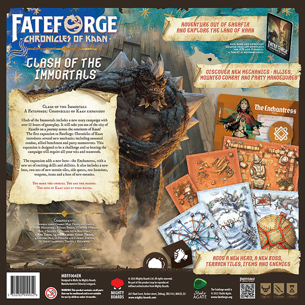 Mighty Boards Fateforge Chronicles of Kaan: Clash of the Immortals - Epic Strategy Board Game - Image 2