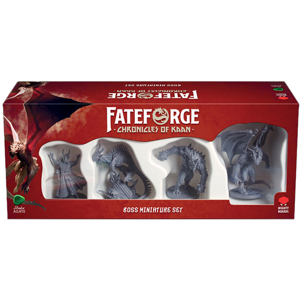Mighty Boards: Fateforge Chronicles of Kaan Boss Miniatures - 4-Pack