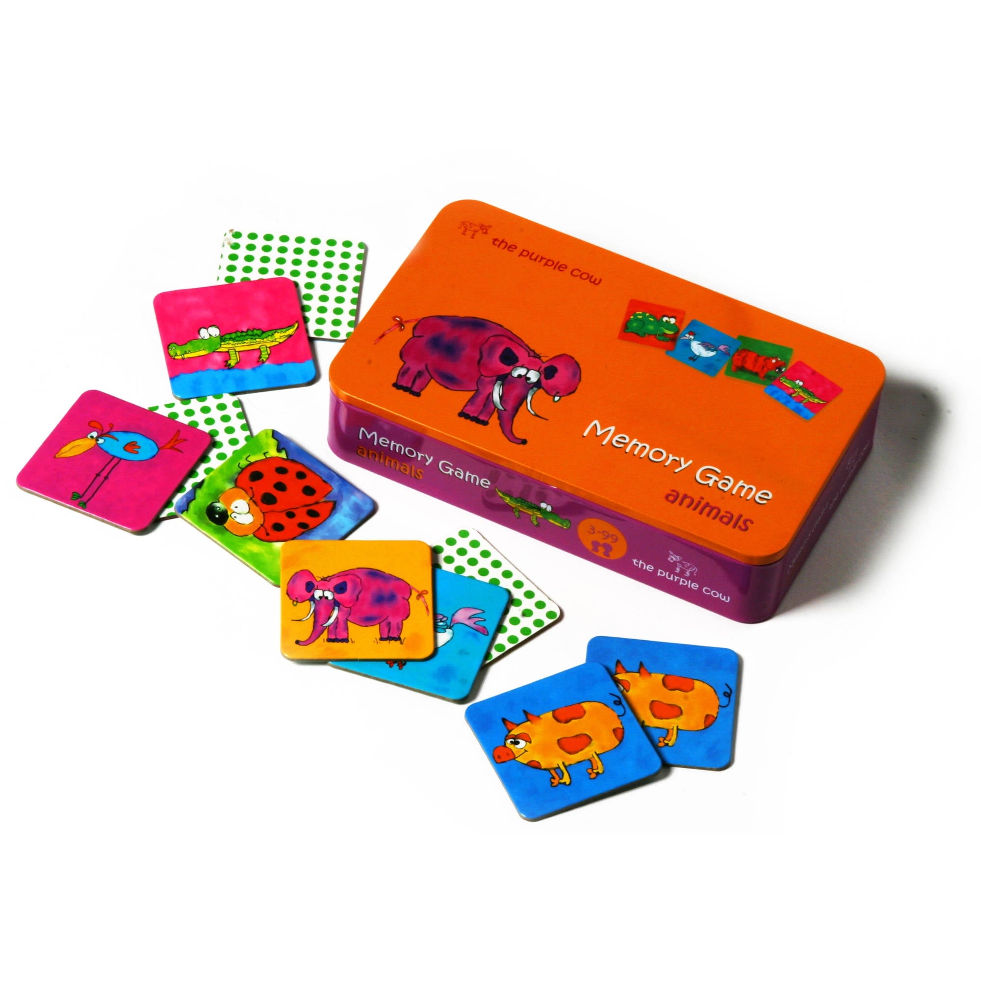 The Purple Cow Animal Memo Game by Inna Semadar