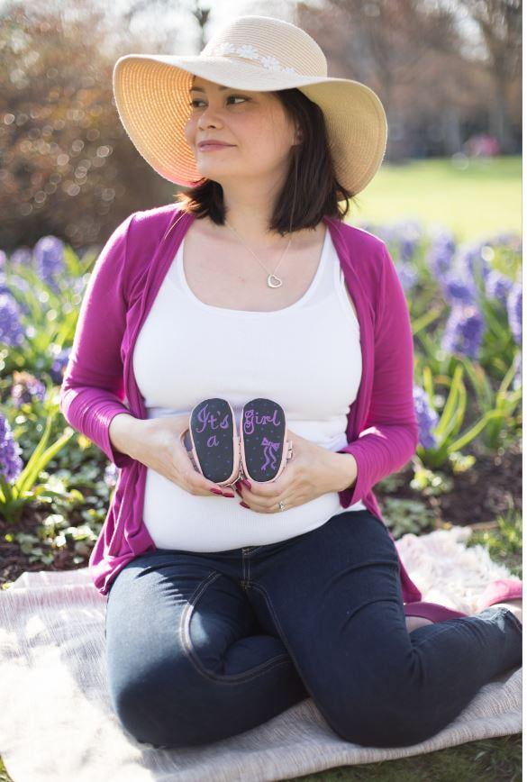 Baby Says Pink Mocs - Chalkboard Sole Moccasins