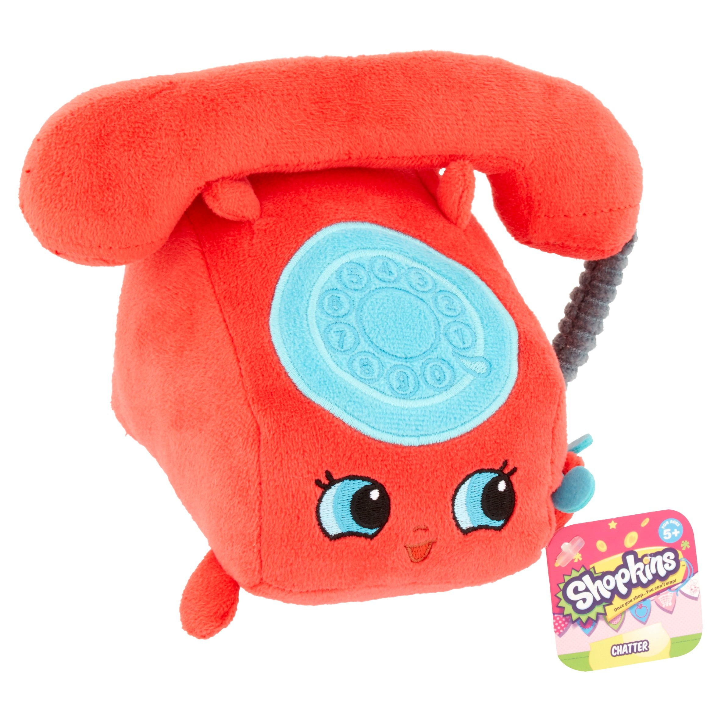 Shopkins Season 3 6 inch Soft Plush Chatter - Red