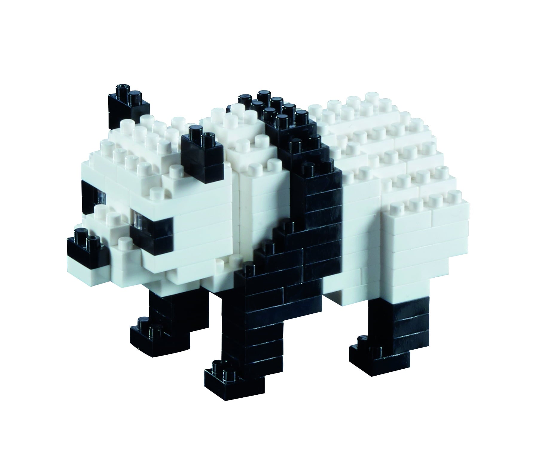 Brixies 130-Piece Panda Bear Standing Model Building Set