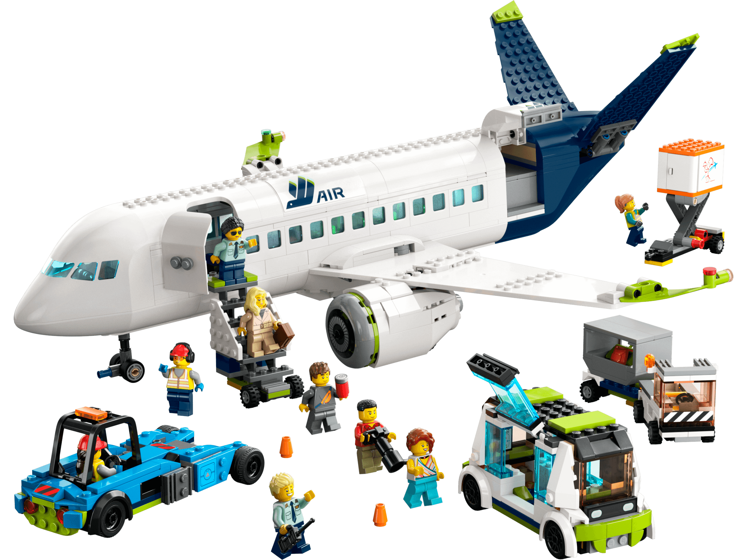Alternative view of LEGO City Passenger Airplane 60367 Building Toy Set - 930 Pieces