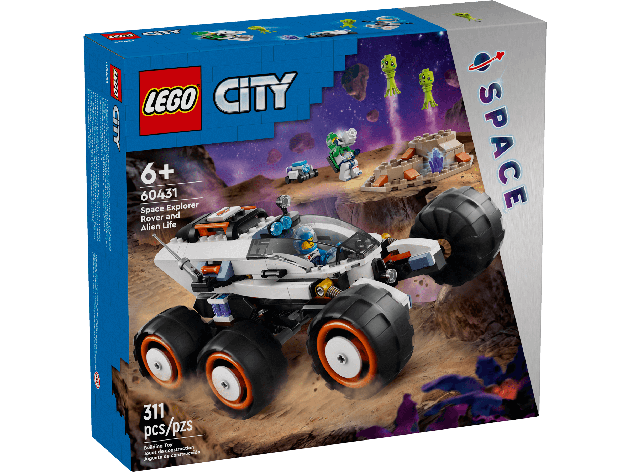 LEGO City Space Explorer Rover and Alien Life 60431 - Image 3