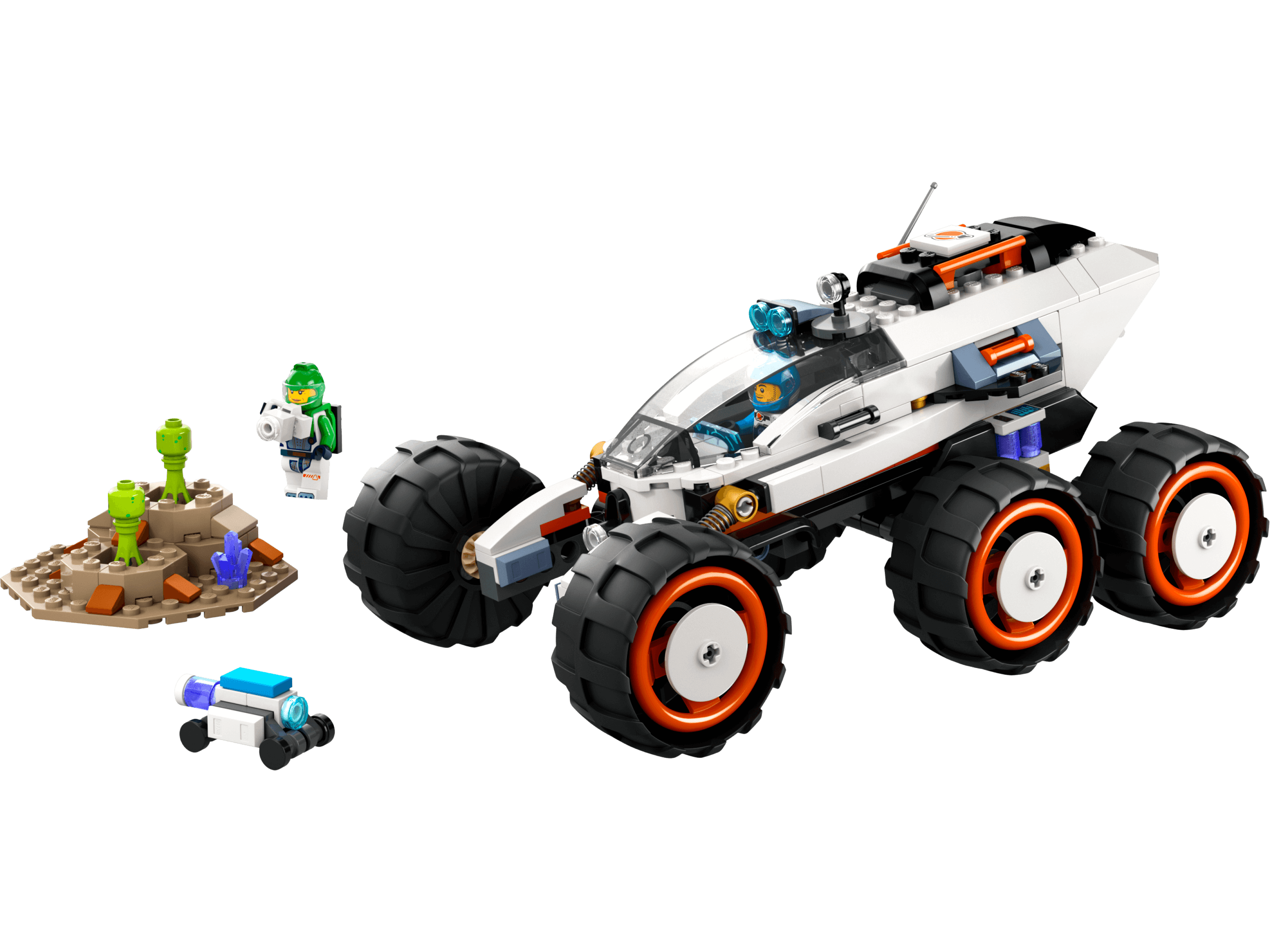 Alternative view of LEGO City Space Explorer Rover and Alien Life 60431