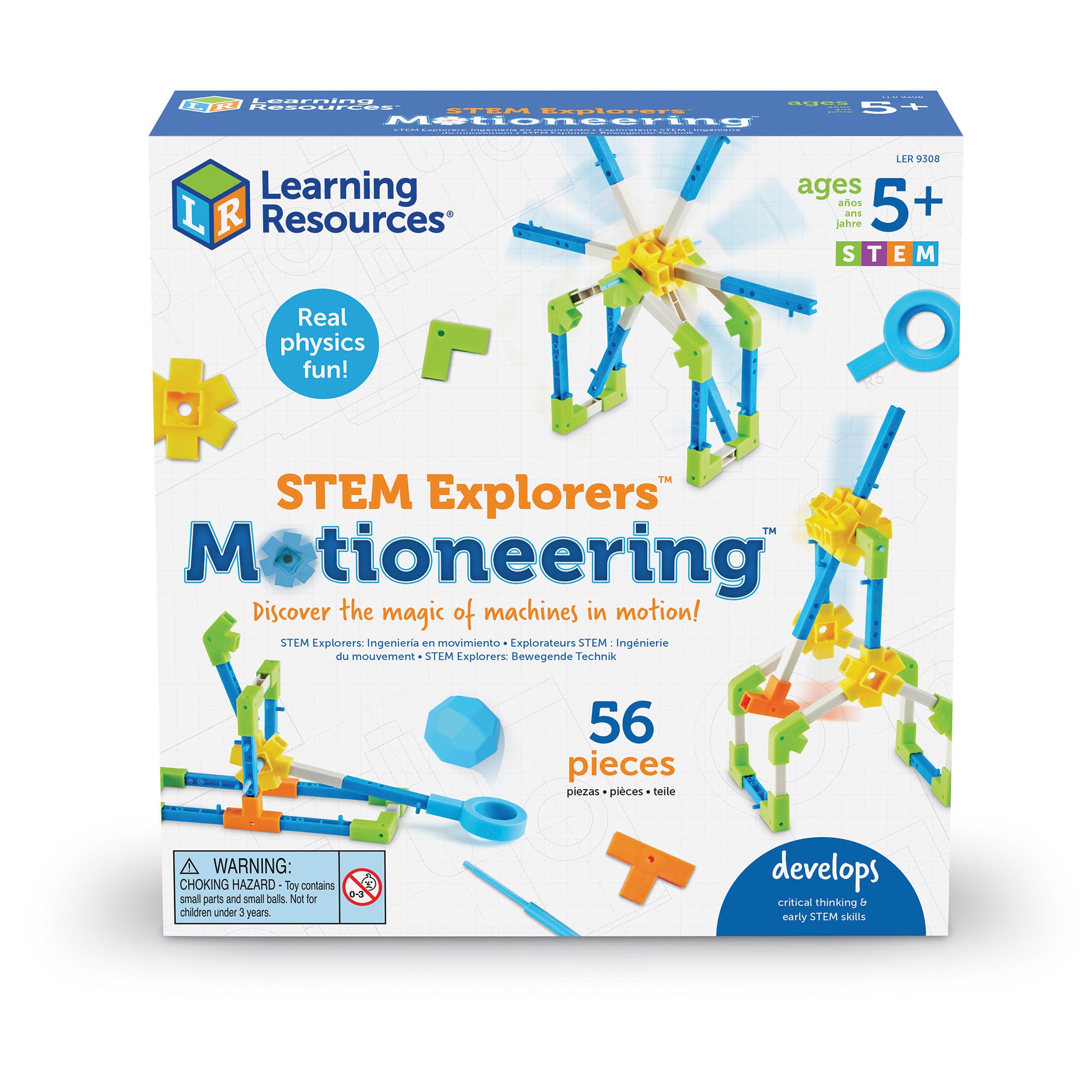 Alternative view of Learning Resources STEM Explorers Motioneering - Build & Learn Kit