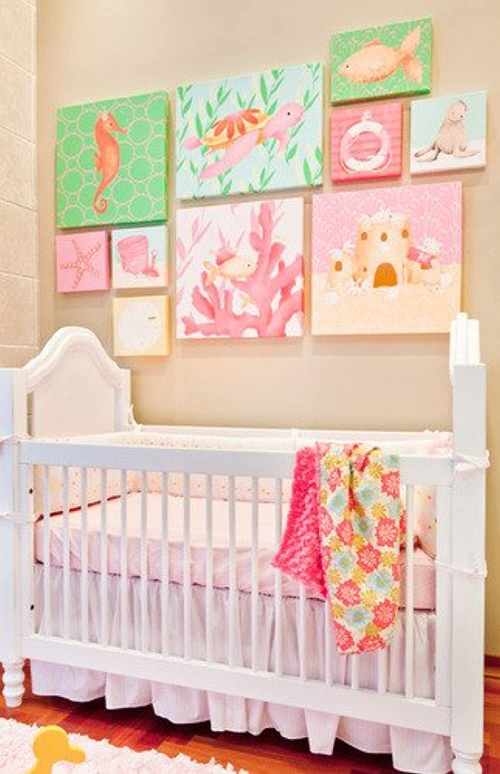 Alternative view of Oopsy Daisy Sam The Sea Lion 10-inch Aqua Canvas Wall Art