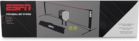Alternative view of ESPN Ultimate Pickleball Fun Set with Portable Net