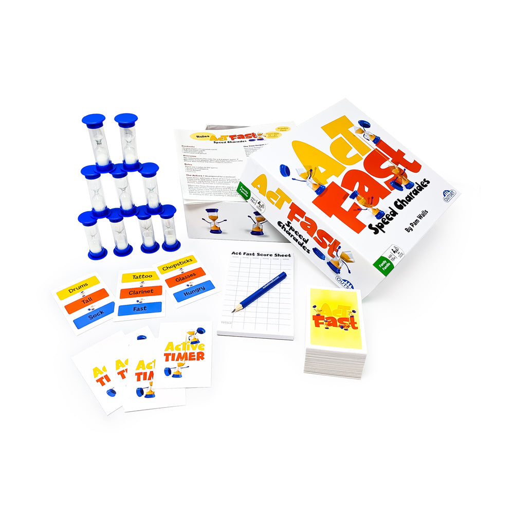 Alternative view of Act Fast Speed Charades Family Party Game