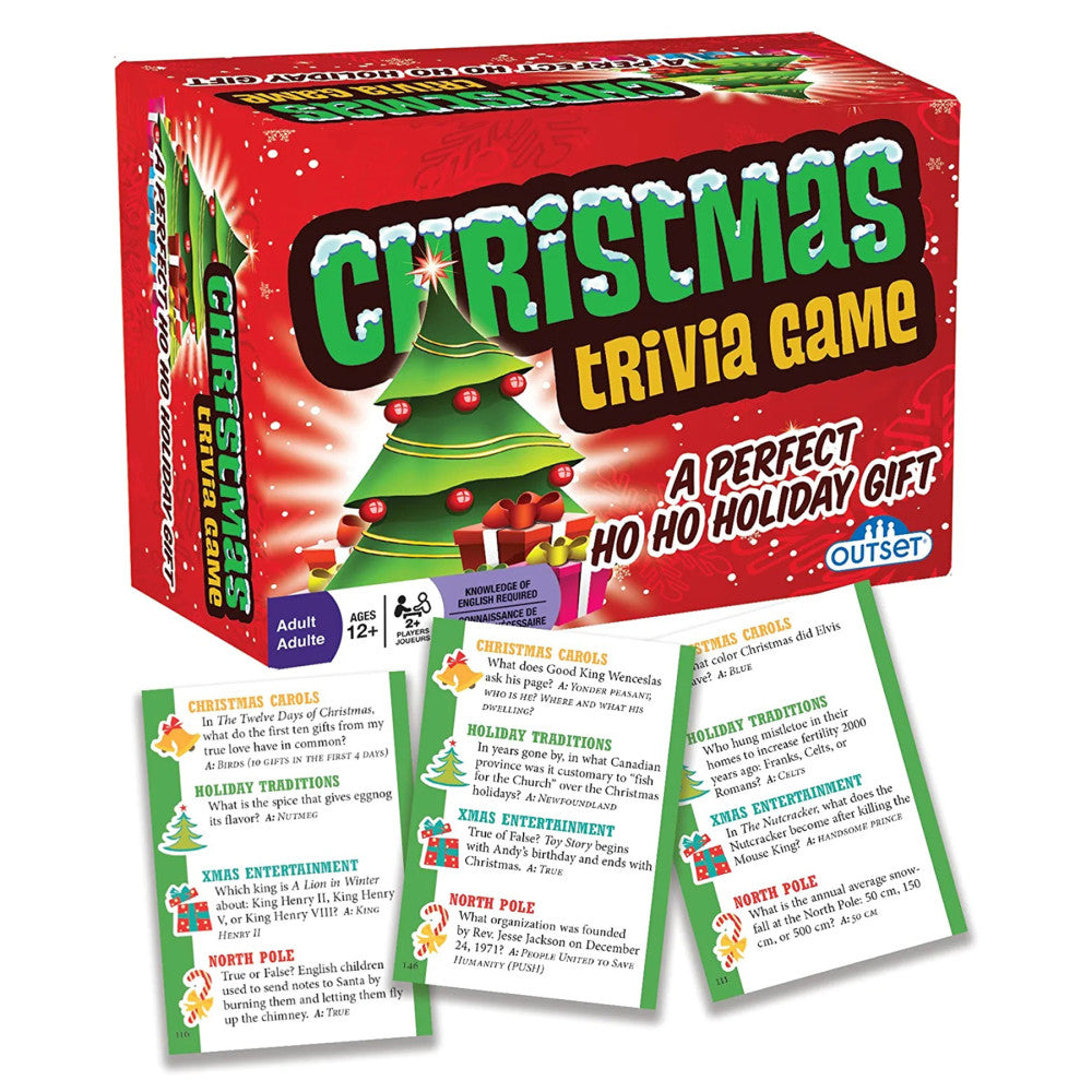 Alternative view of Outset Media Christmas Trivia Family Board Game
