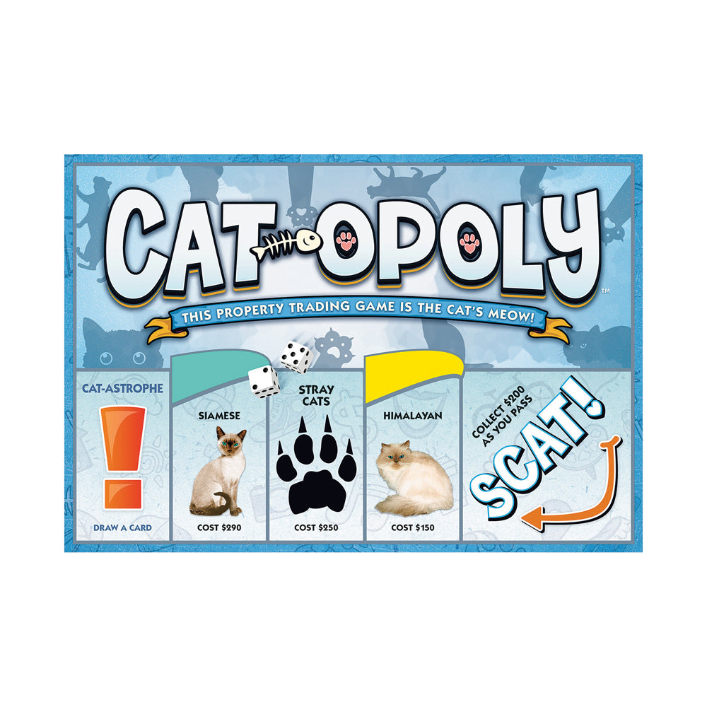 Cat-Opoly Exotic Cats Edition Board Game - Image 2
