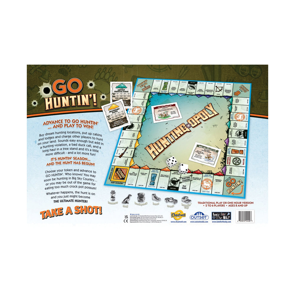Hunting-Opoly Wilderness Adventure Board Game - Image 3