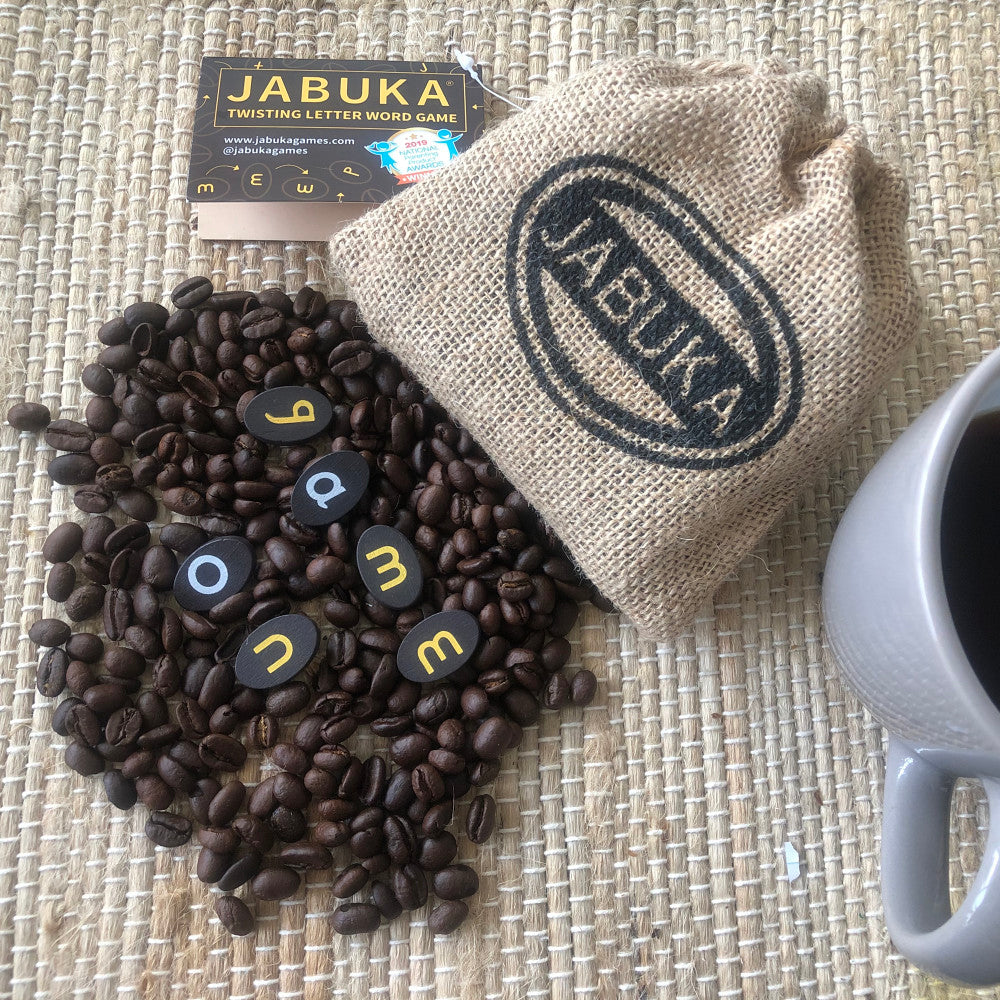 MukikiM Jabuka: Twist & Spell Wood Tile Word Game for All Ages