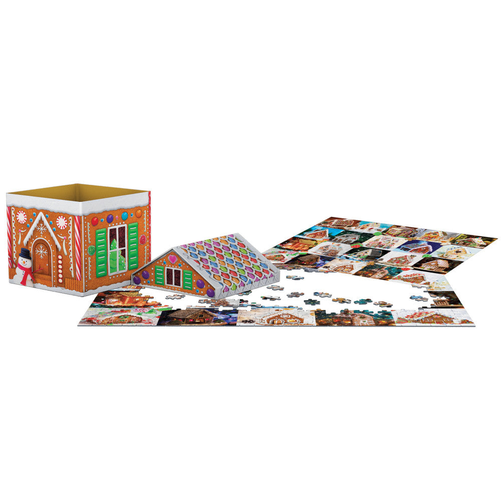 Alternative view of Eurographics Candy Christmas Gingerbread House Puzzle - 550 pc