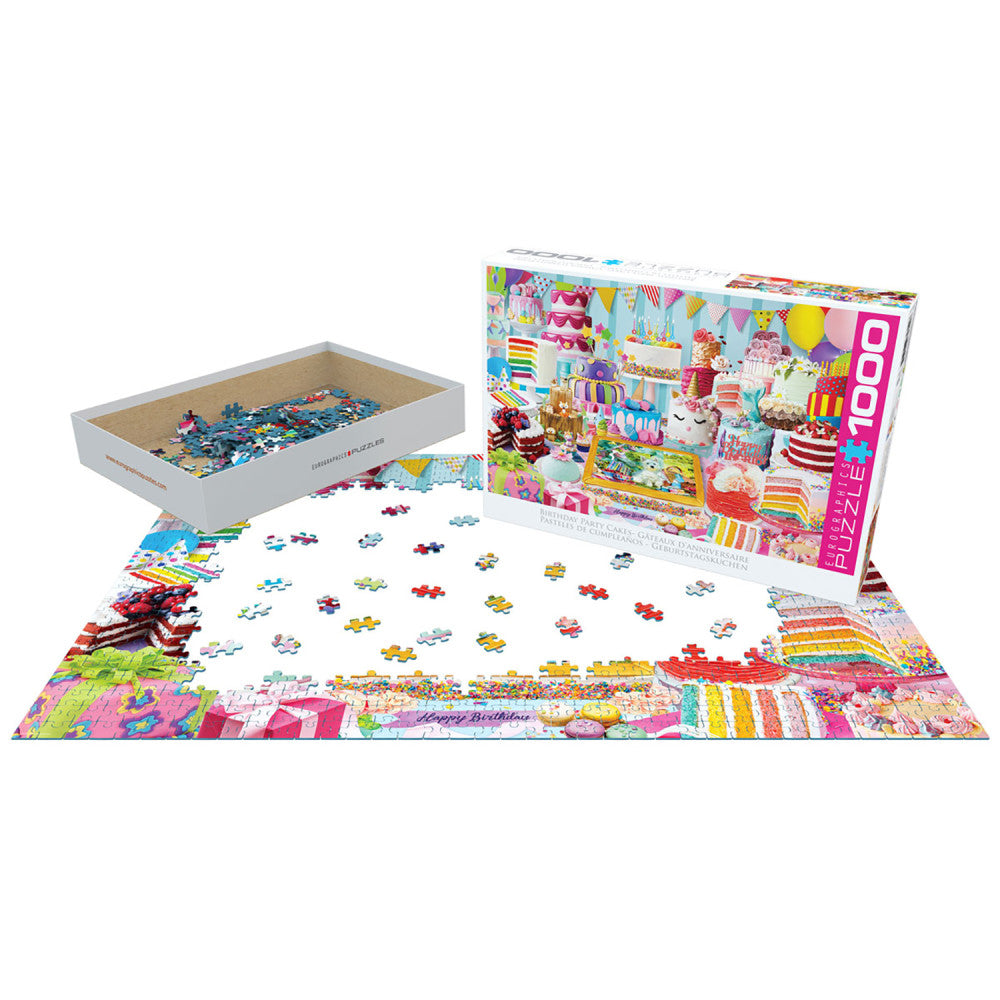Eurographics Birthday Cake Party Jigsaw Puzzle - 1000 pc - Image 2