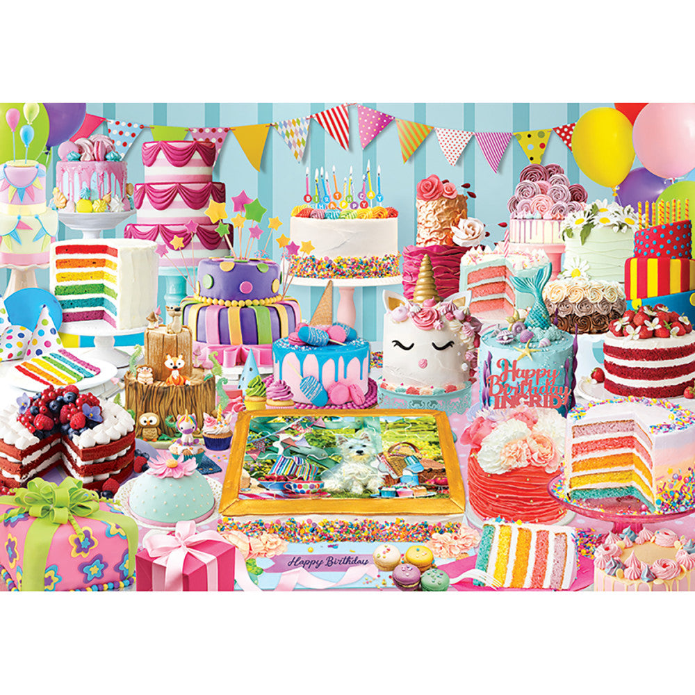Eurographics Birthday Cake Party Jigsaw Puzzle - 1000 pc - Image 3