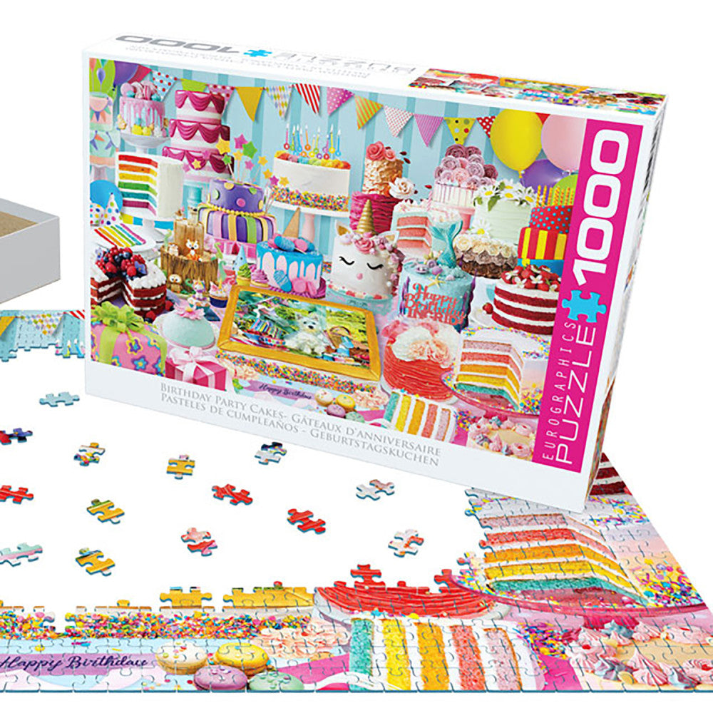 Eurographics Birthday Cake Party Jigsaw Puzzle - 1000 pc - Image 5