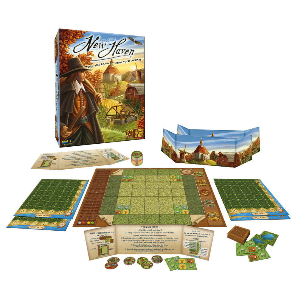 New Haven Strategic Building Board Game by R&R Games - Image 2