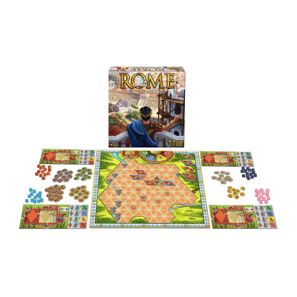 Rome: City of Marble Strategy Board Game for 2-4 Players - Image 2