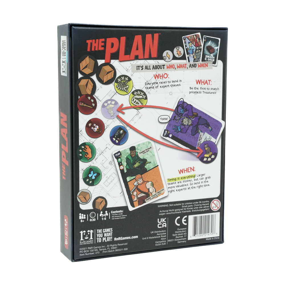 Alternative view of The Plan Strategic Treasure Hunt Board Game by R&R Games