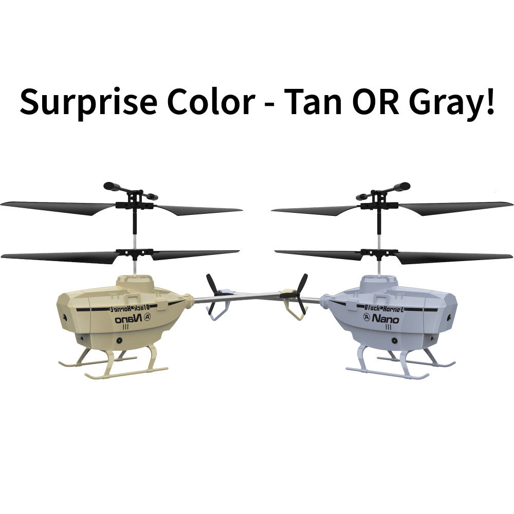 HST Black Eagle Nano R/C Helicopter - Surprise Color: Tan OR Gray - Image 2
