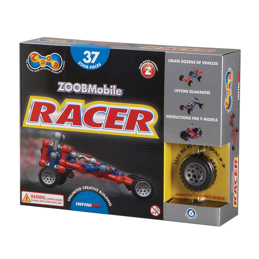 Zoobmobile Racer 37-Piece Vehicle Building Set