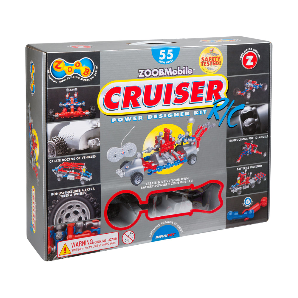 Zoobmobile Remote Control Cruiser Power Designer Kit - Multicolor