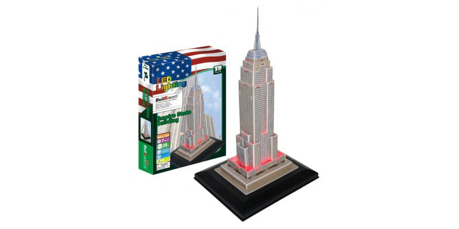 Buildream Empire State Building 3D Puzzle with Multicolor LED