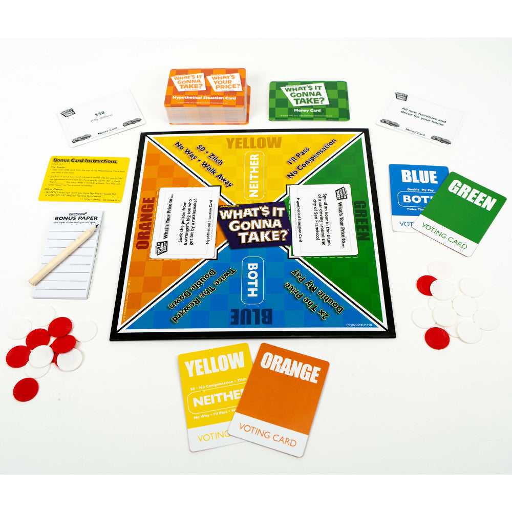 Alternative view of What's It Gonna Take Party Board Game by Zobmondo!! - Social Question Game for Teens and Adults