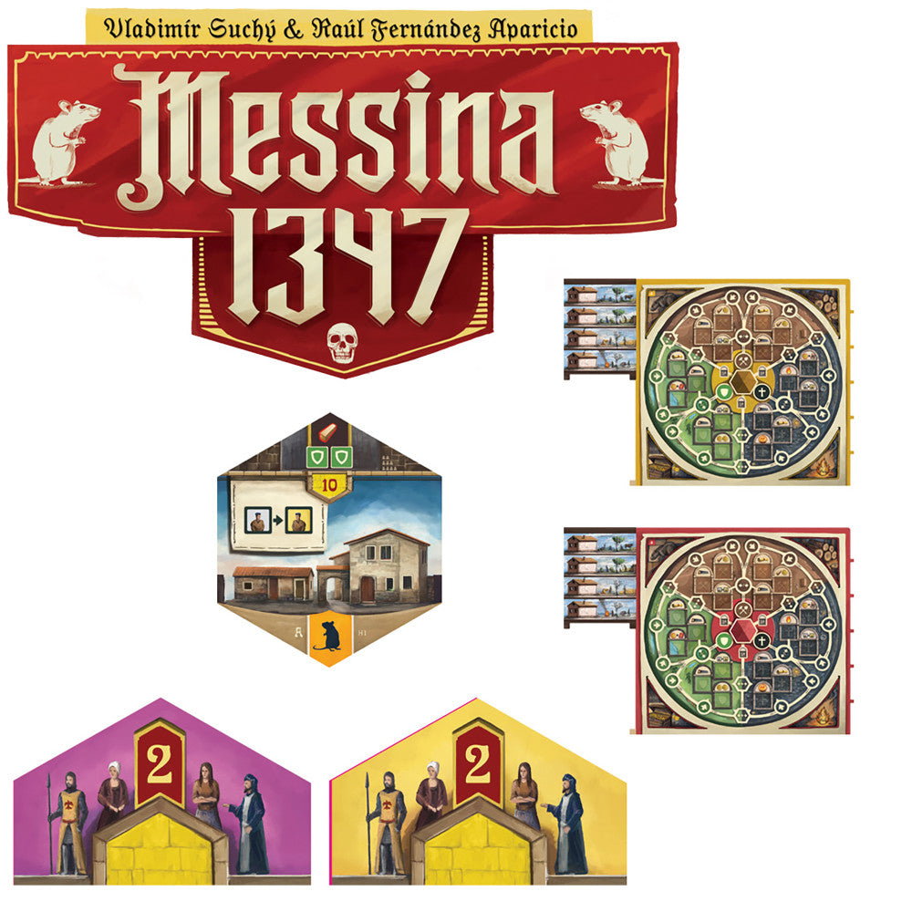 Messina 1347 Historical Strategy Board Game - Image 3