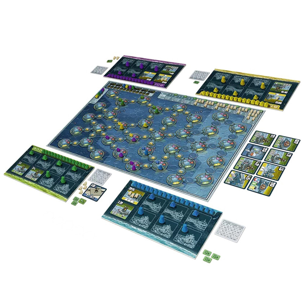 Alternative view of Rio Grande Games Power Grid Outpost: Conquer the Grid Economic Strategy Game