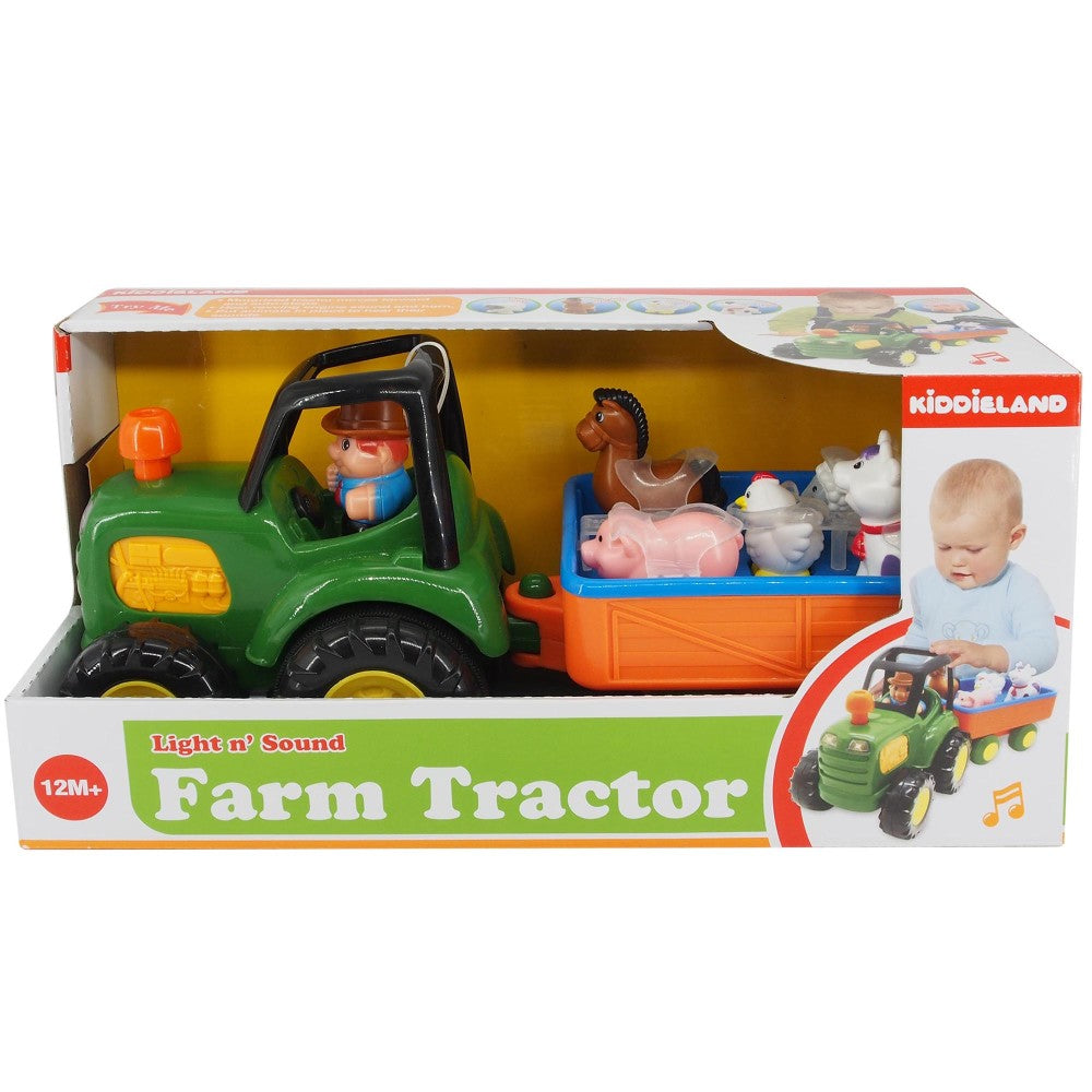 Alternative view of Kiddieland Light N' Sound Farm Tractor Playset with Animals