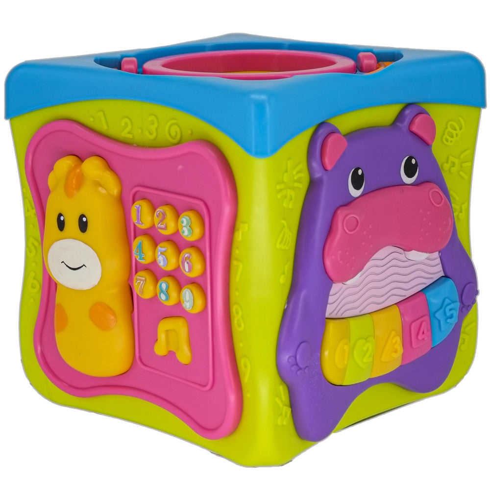 Kiddieland Light & Sound Activity Cube - Music & Animal Play Center - Image 2