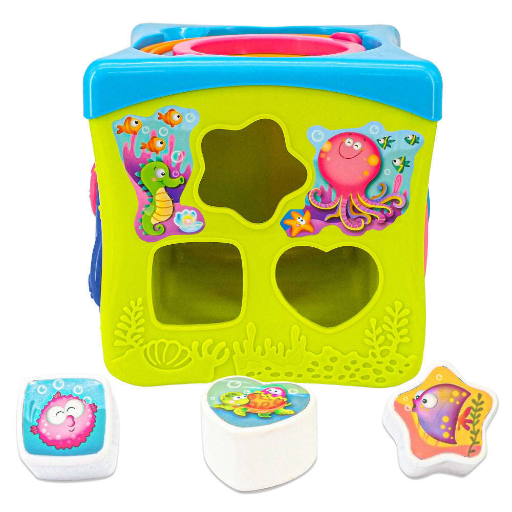 Kiddieland Light & Sound Activity Cube - Music & Animal Play Center - Image 3