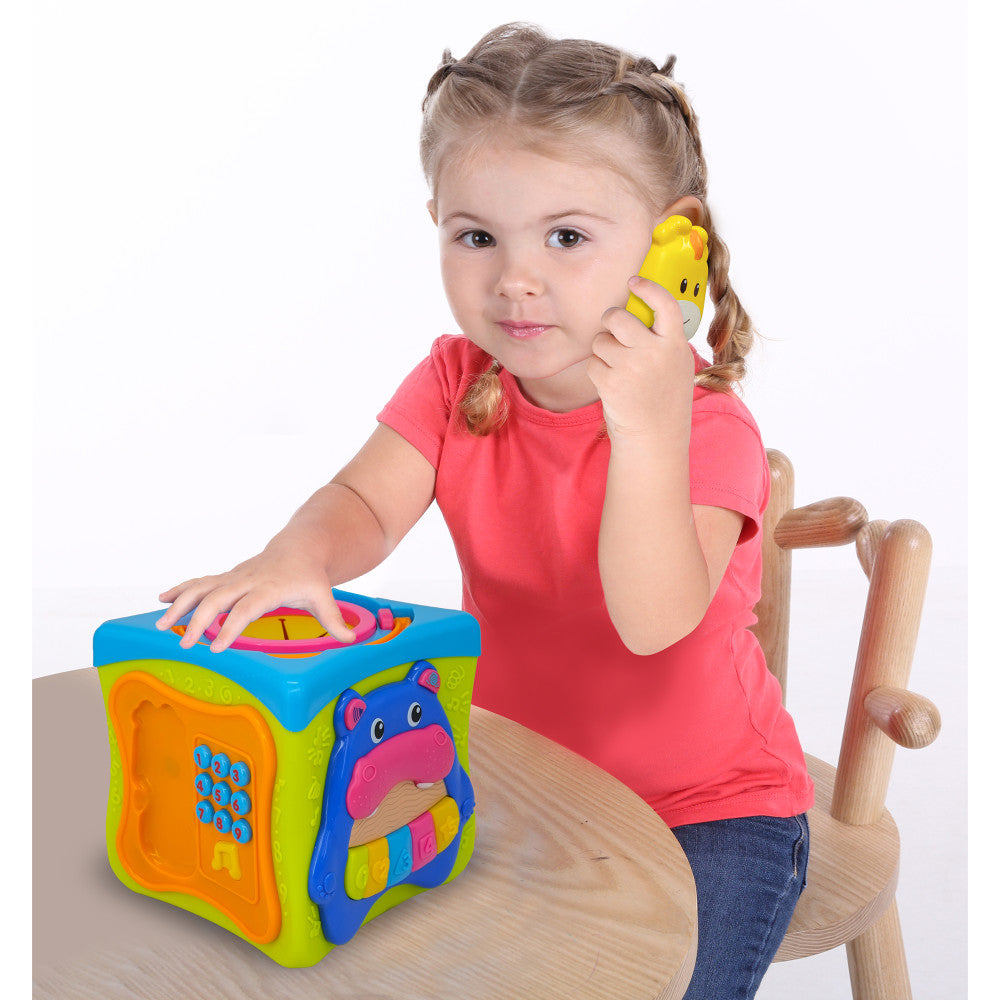 Kiddieland Light & Sound Activity Cube - Music & Animal Play Center - Image 4