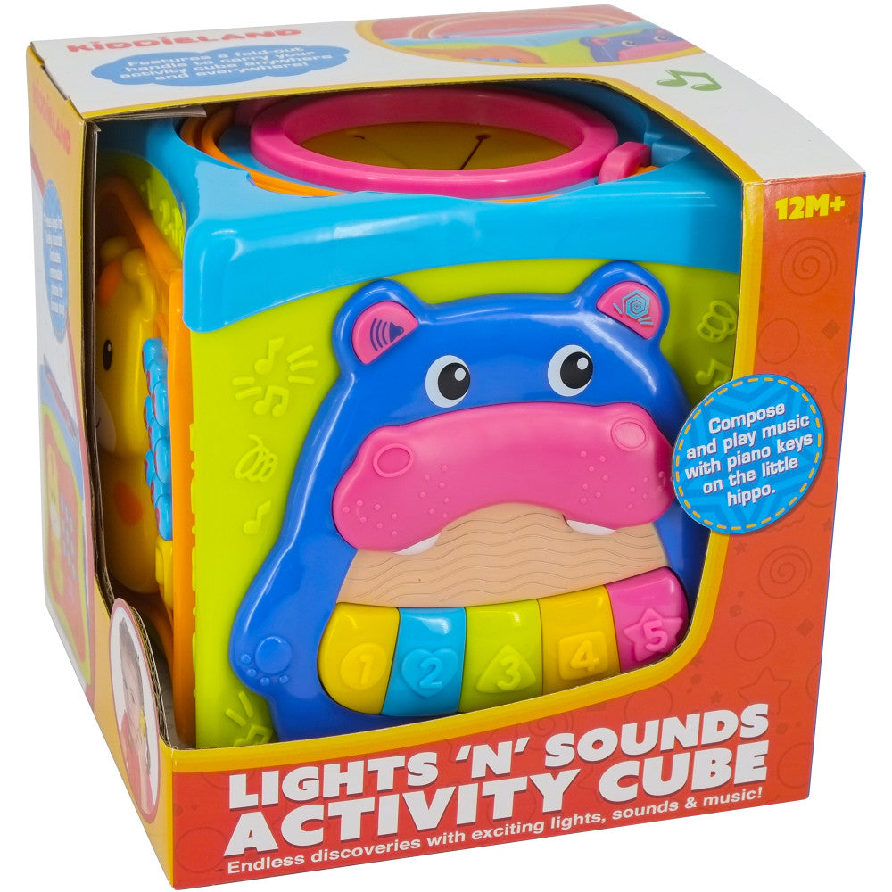Kiddieland Light & Sound Activity Cube - Music & Animal Play Center - Image 5