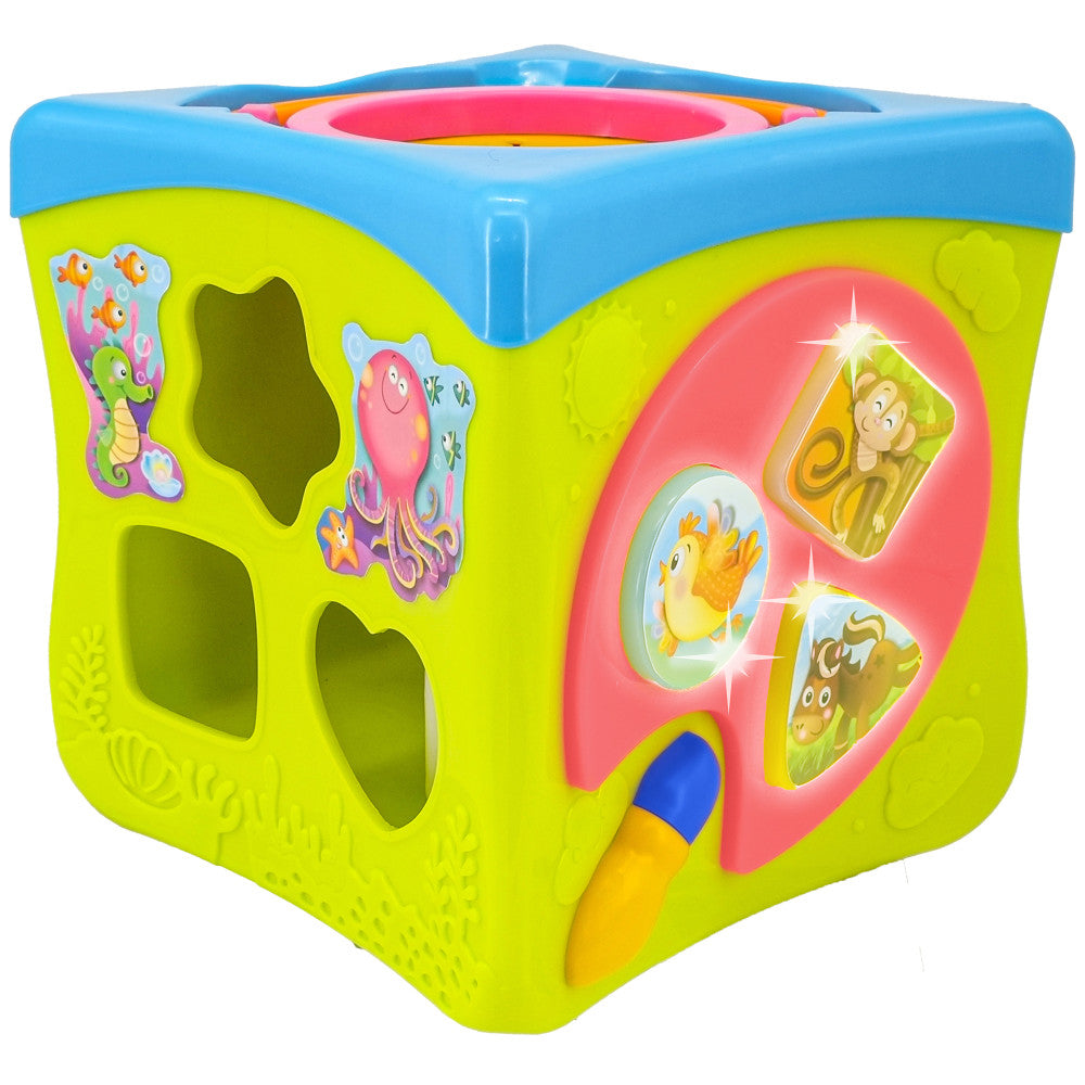 Kiddieland Light & Sound Activity Cube - Music & Animal Play Center - Image 6