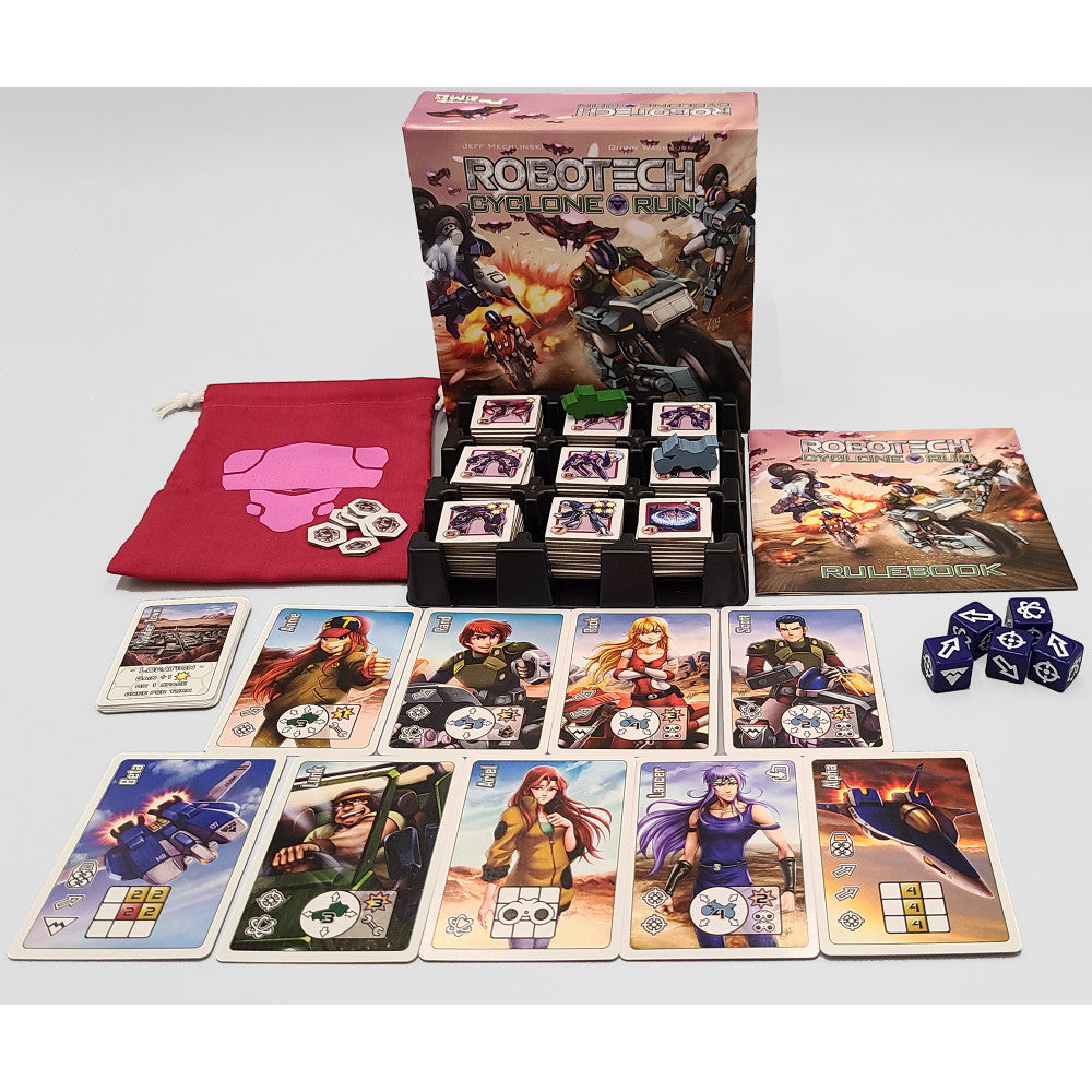 Alternative view of Strange Machine Games Robotech Cyclone Run: Dice Strategy Bonanza