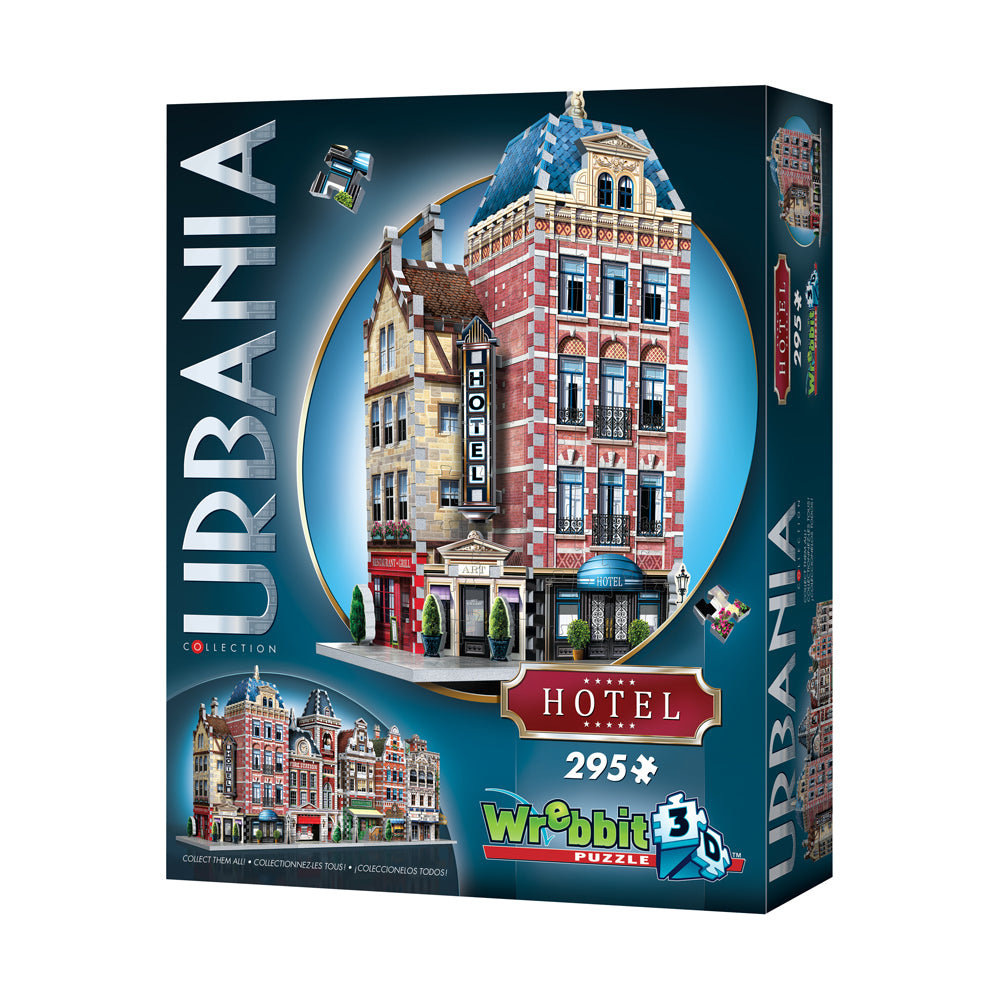 Alternative view of Wrebbit Urbania Collection Hotel 3D Puzzle - 295 pcs
