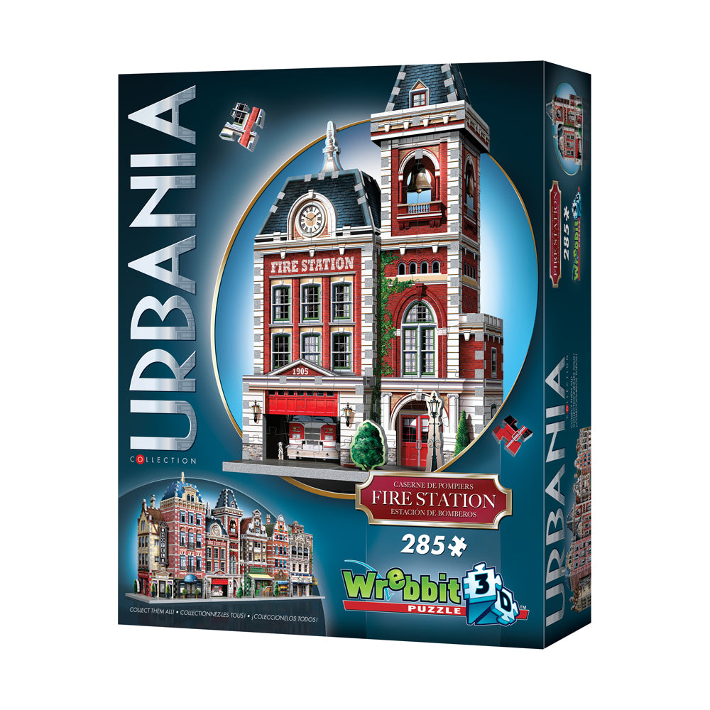 Alternative view of Wrebbit Urbania Collection Fire Station 3D Puzzle - 285 Pieces